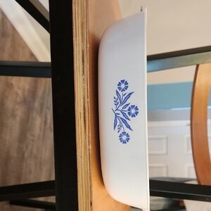 Corningware White and Blue Floral Bakeware